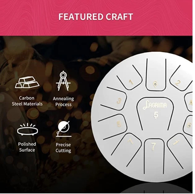 Lagrima Steel Drum White