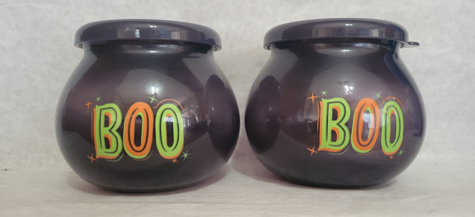 Hyde and Eek Plastic Lidded Snack Cauldron Cup 2 Pack New