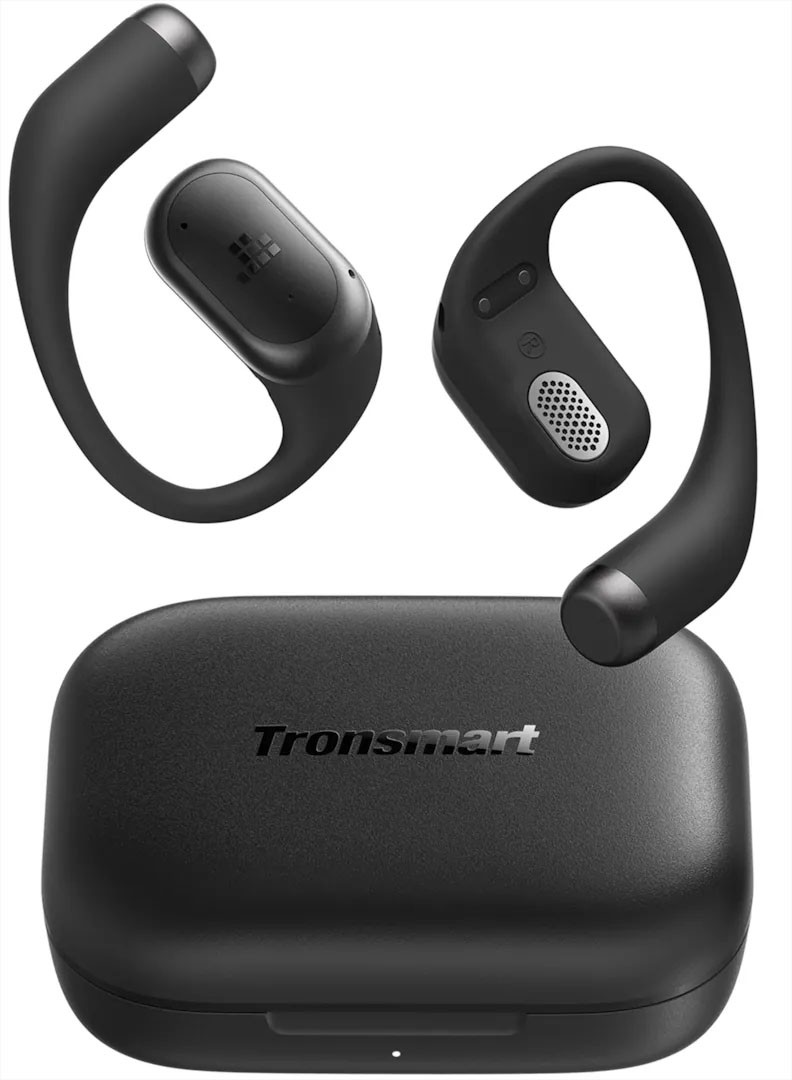 Tronsmart OpenFly 2 Pro Bluetooth Headphones,Wireless Clip-On Earphones,AI ENC