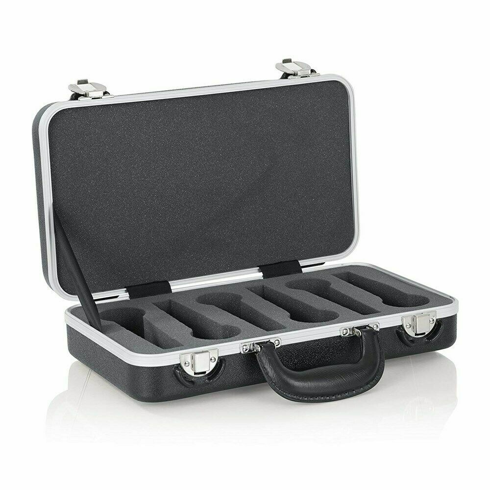 Gator Cases GM-6-PE 6 Space Polyethylene Case For 6 Microphones - FAST Shipping