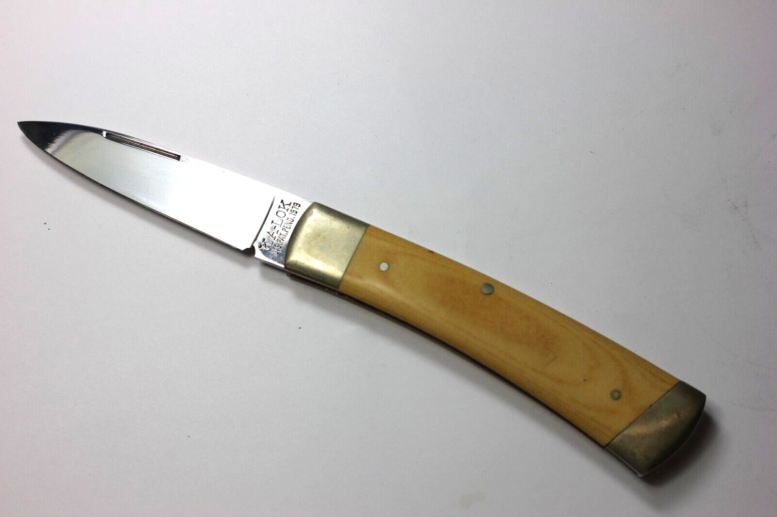 KA-LOK # 2222 Pat. Pending 1979 Ka-Bar Japan Unique Sliding Bolster Release