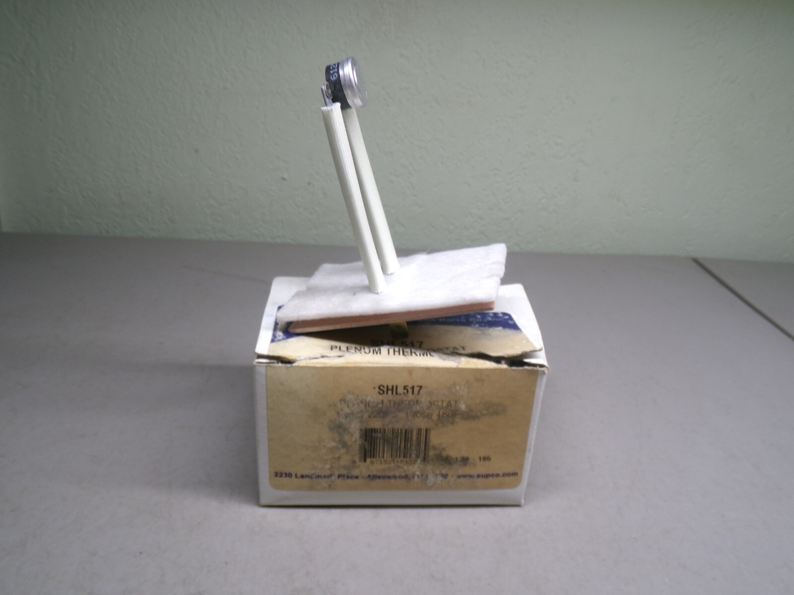 SUPCO SHL517 PLENUM THERMOSTAT