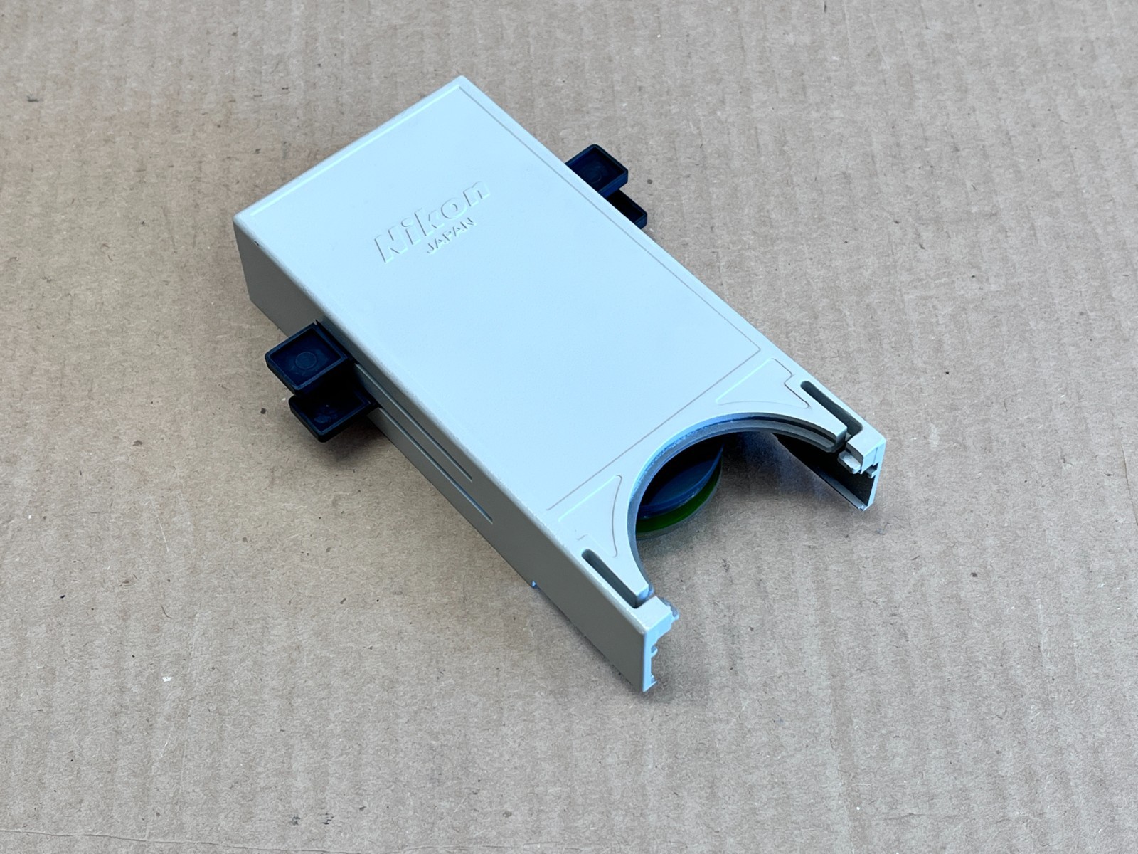 Nikon Optiphot Microscope Filter Cassette with Filters