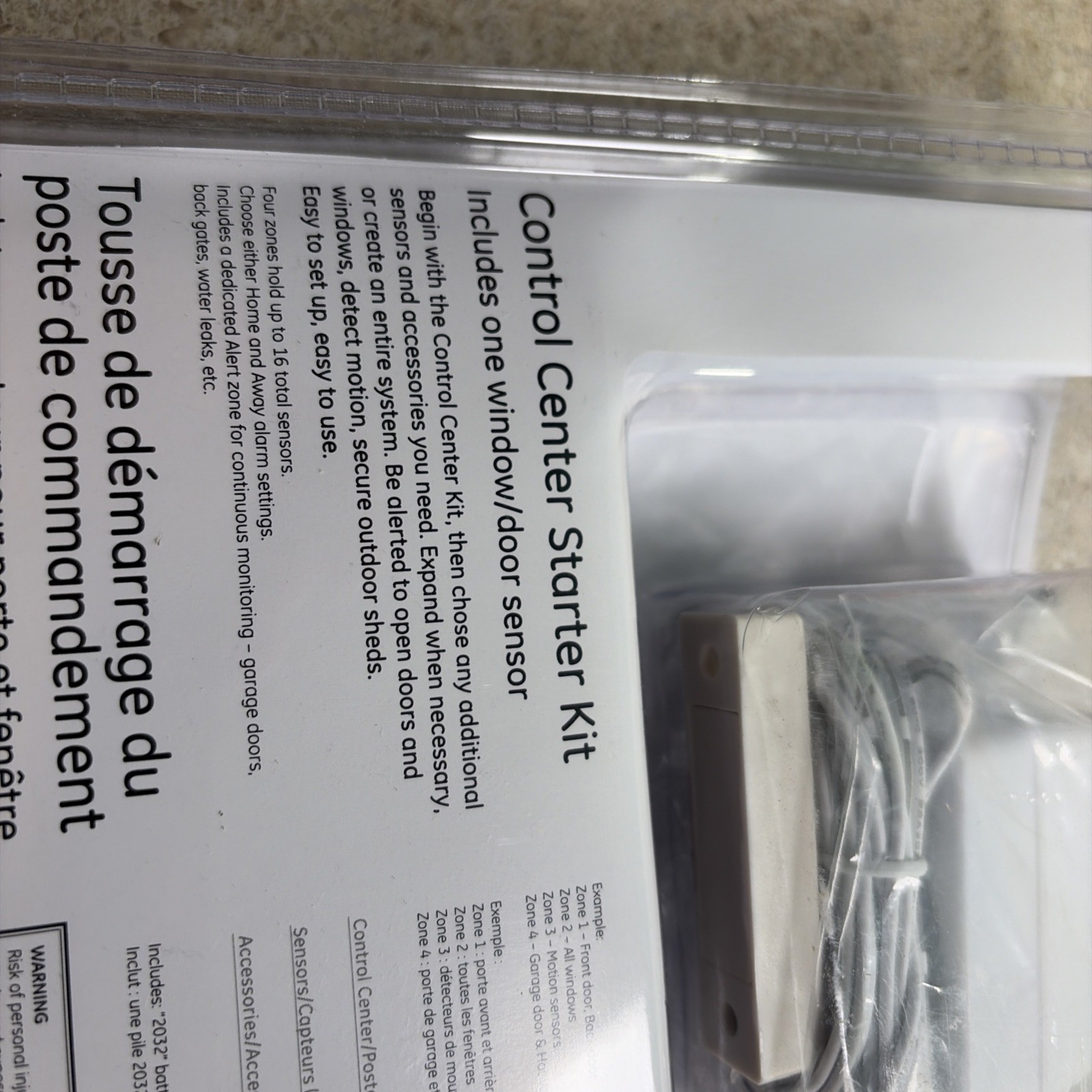 GE Wireless Alarm System Control Center Starter Kit Choice Alert Security New