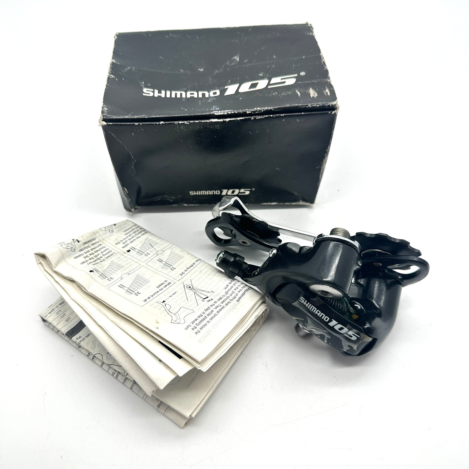 New Old Stock Shimano 105 Rear Derailleur Model RD-5501-L Black