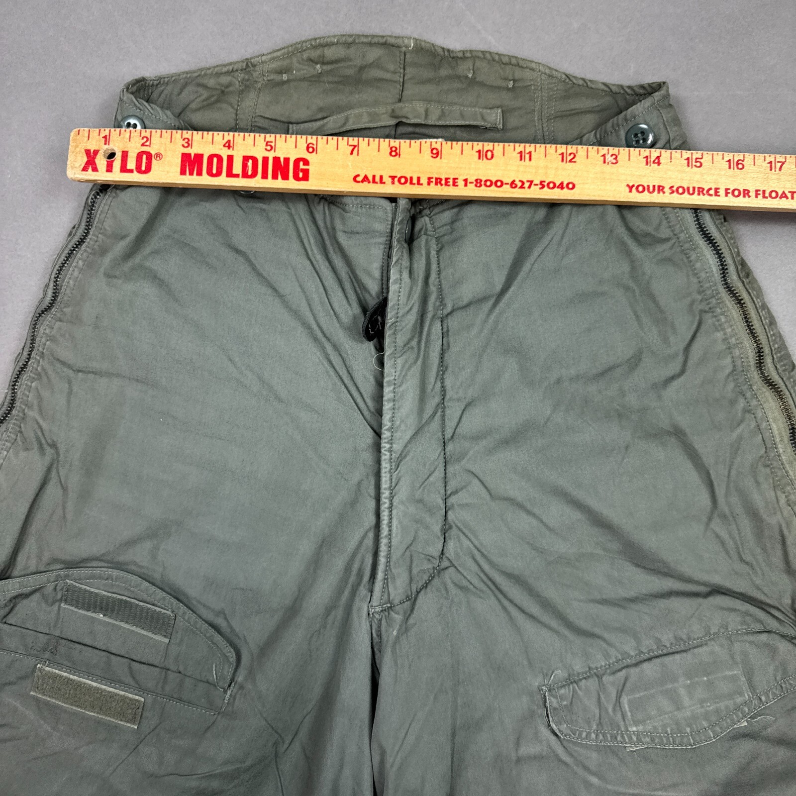 US Military Pants Mens 28 Green Extreme Cold Weather Trouser USAF Flyer Pilot
