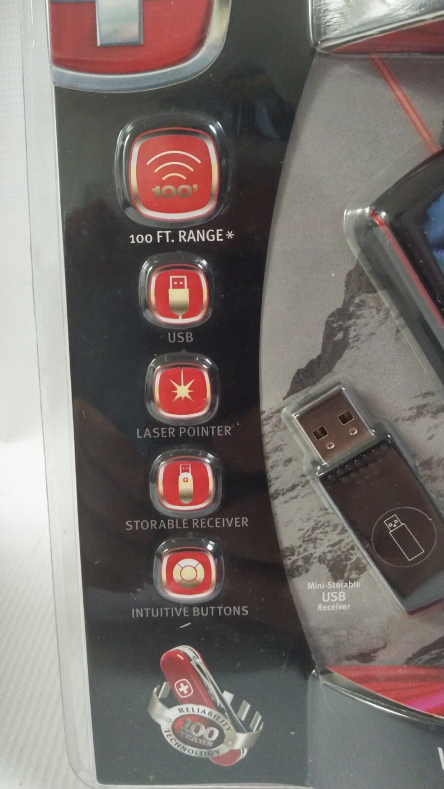 SwissGear Wireless Mobile Presenter w/Laser Pointer power point Swiss