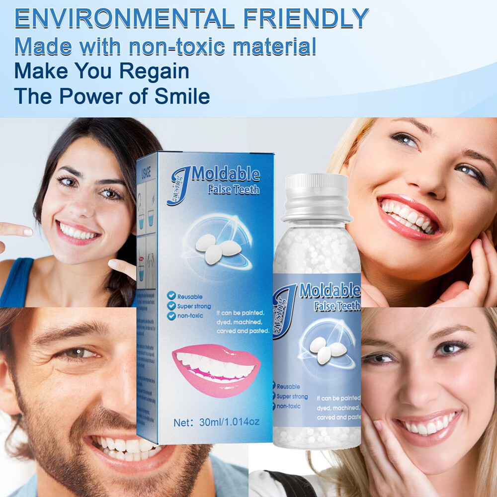 Temporary Tooth Repair Kit Temp Dental Repair Granules Replace Missing DIY Make