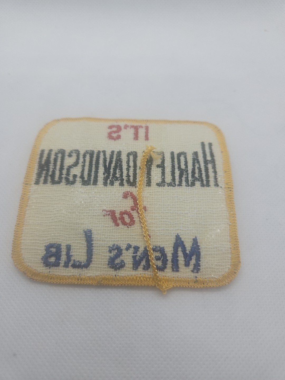 “HD For Men’s Lib” Harley-Davidson Patch / Emblem