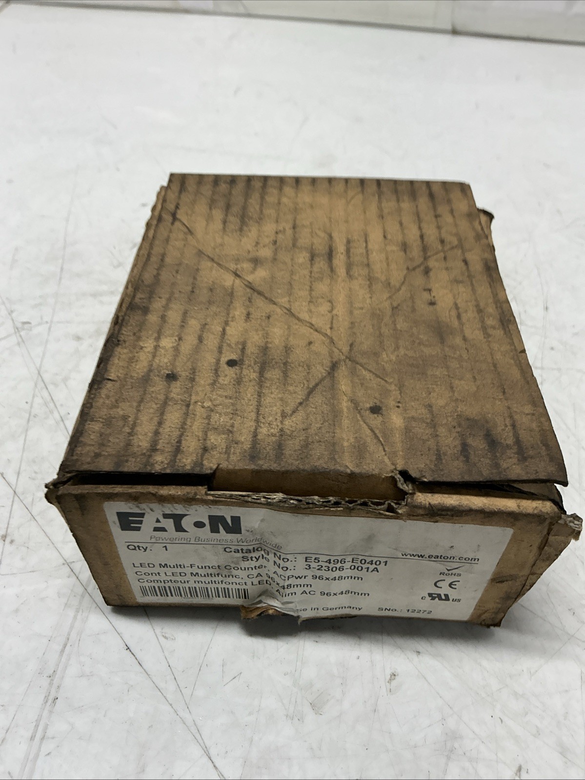 Eaton E5-496-E0401 LED Multifunction Counter/Timer/Ratemeter W-939