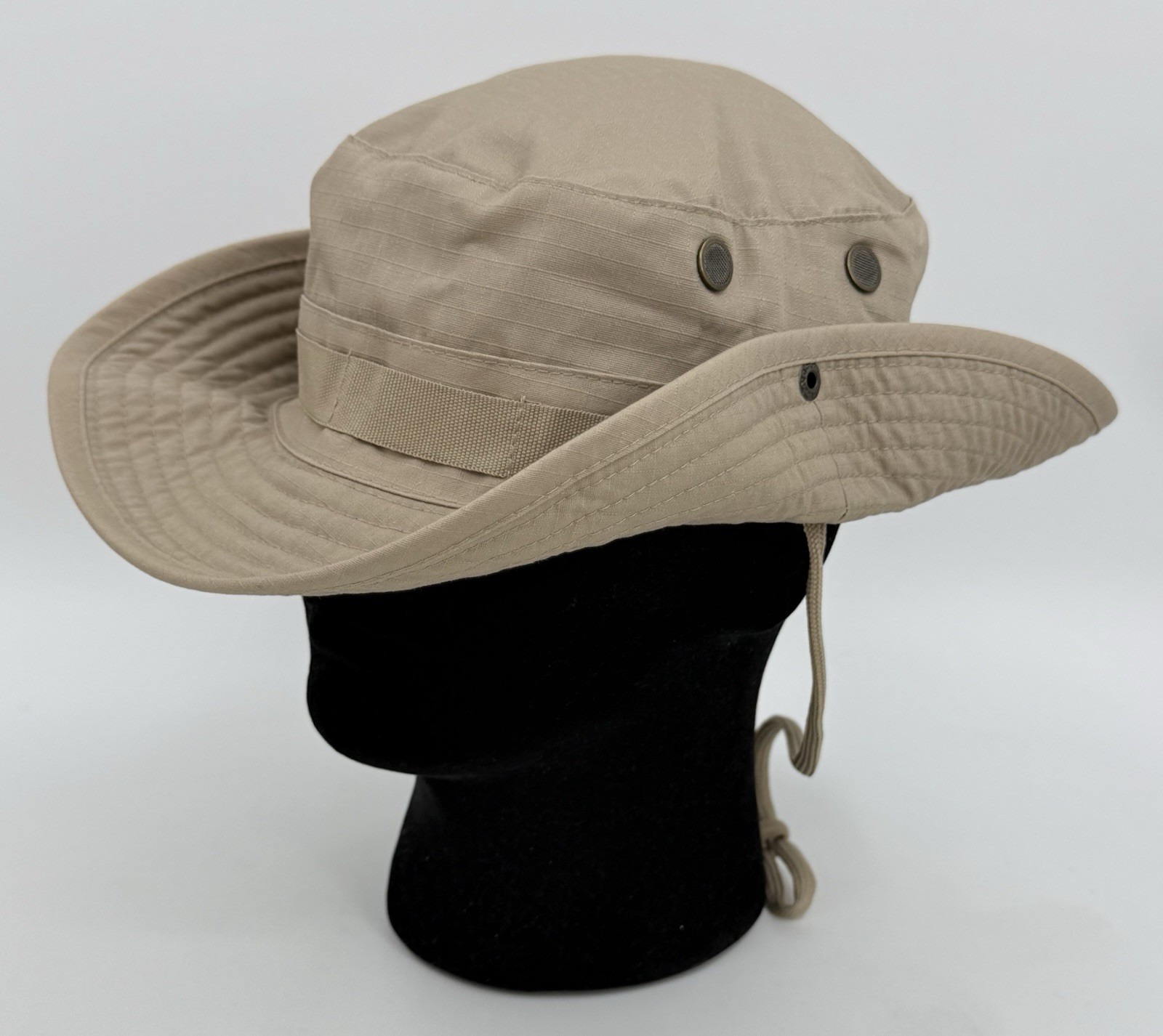 Military Boonie Hat Sun Hot Weather Type II MIL-Type-J-44320 Tan Size 7 1/2 NEW