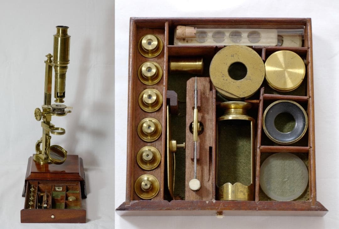 microscope antique vintage collectible John Richardson's cuff microscope