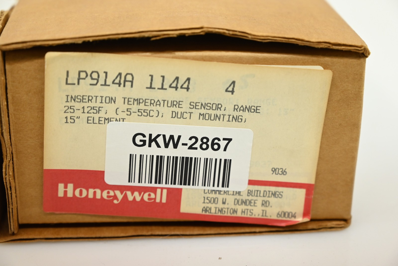 Honeywell LP914A1144 - Pneumatic Temperature Sensor