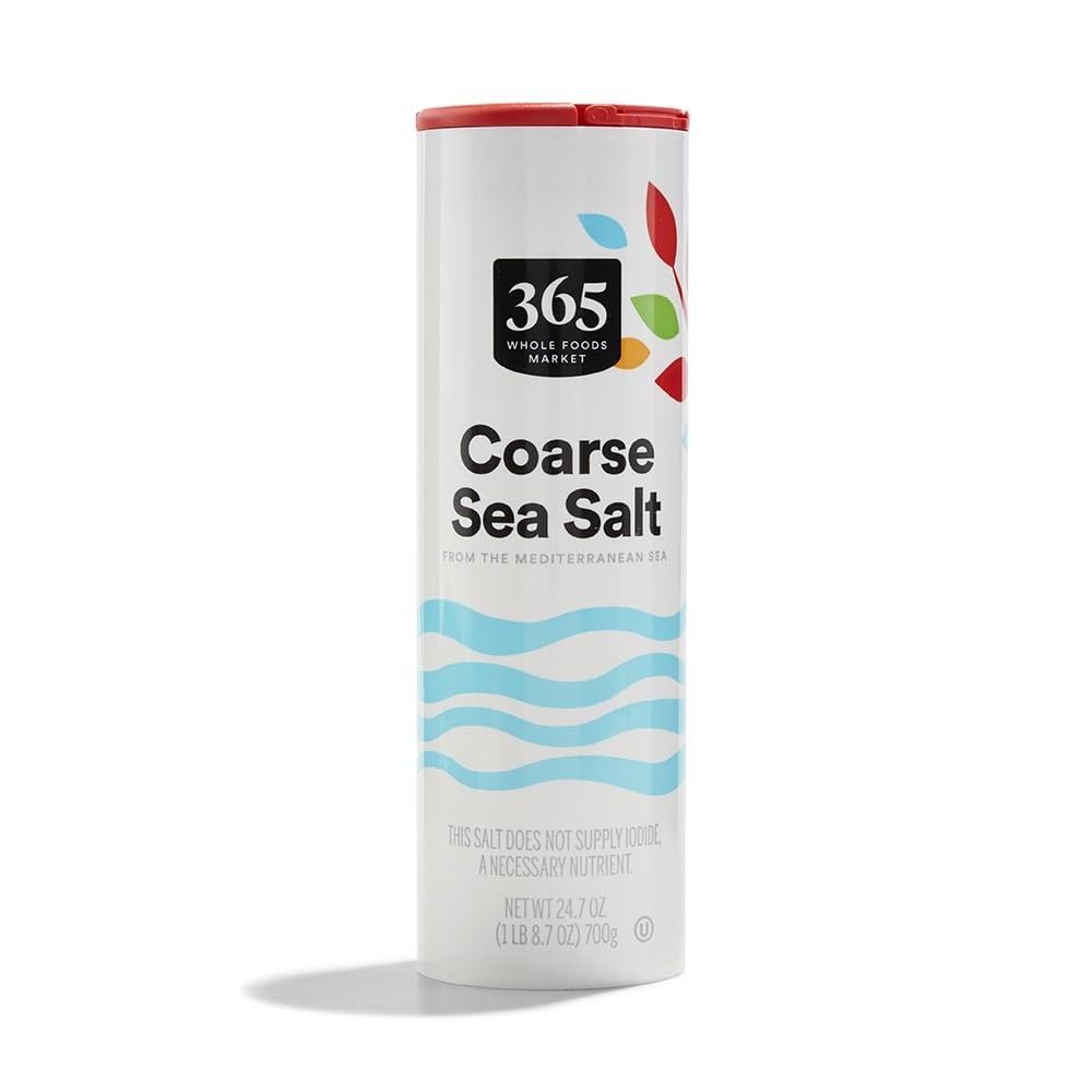 365 by Whole Foods Market, Sea Salt Coarse, 24.7 oz Ounce (Pack of 1)