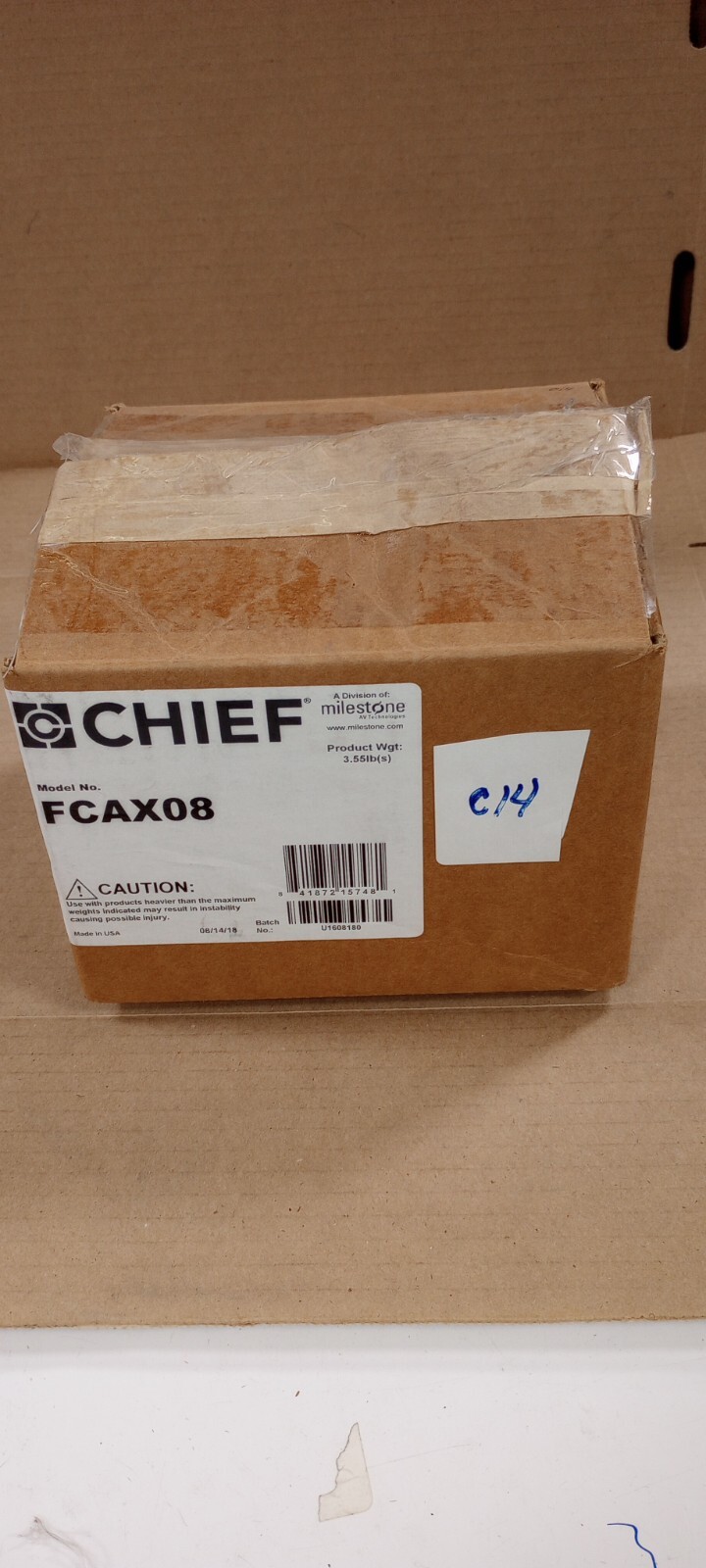 NEW Chief FCAX08 Fusion Freestanding and Ceiling Extension Brackets FREE SHIPPIN