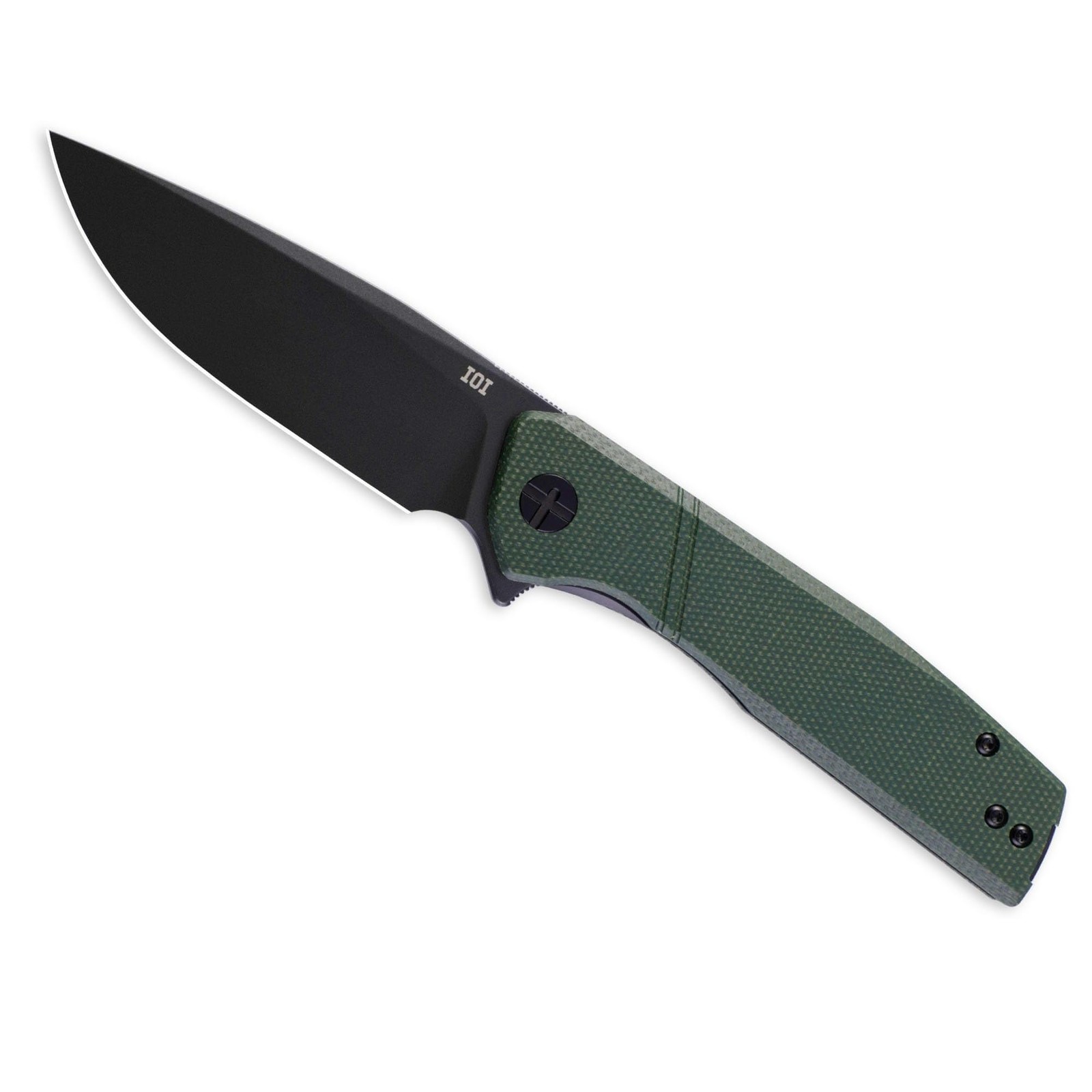 Ioi Task Force I51286 Tactical Pocket Knife For Men Black Titanium Pvd Blade
