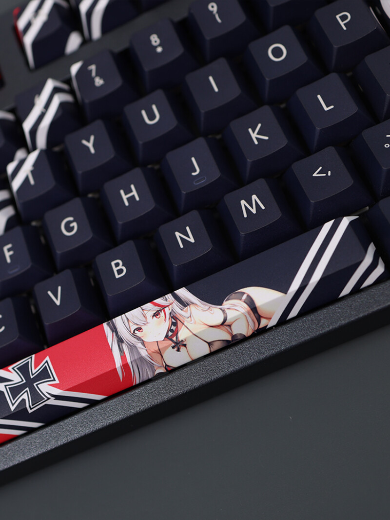 Azur Lane KMS Prinz Eugen Button PBT Sublimation Cherry MX 108 Keys Keycap
