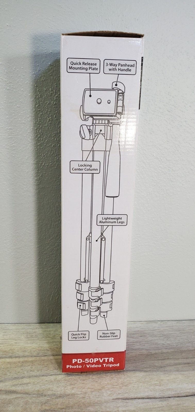 Precision Design PD-50PVTR Tripod New Open Box