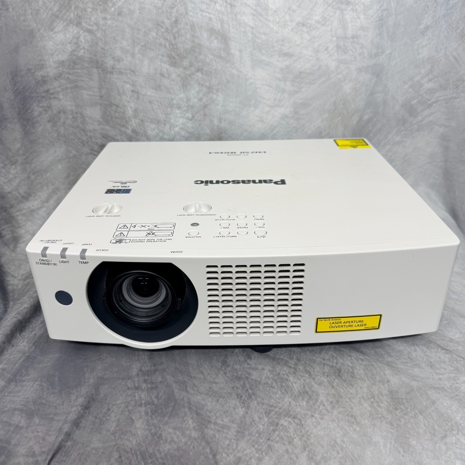Panasonic PT-VMZ60 WUXGA LCD Laser Projector-Remote-Box- READ DESCRIPTION