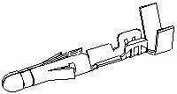 New Pin & Socket Connectors CRIMP PIN BULK 14-20 (10 pieces) - 02-09-2103