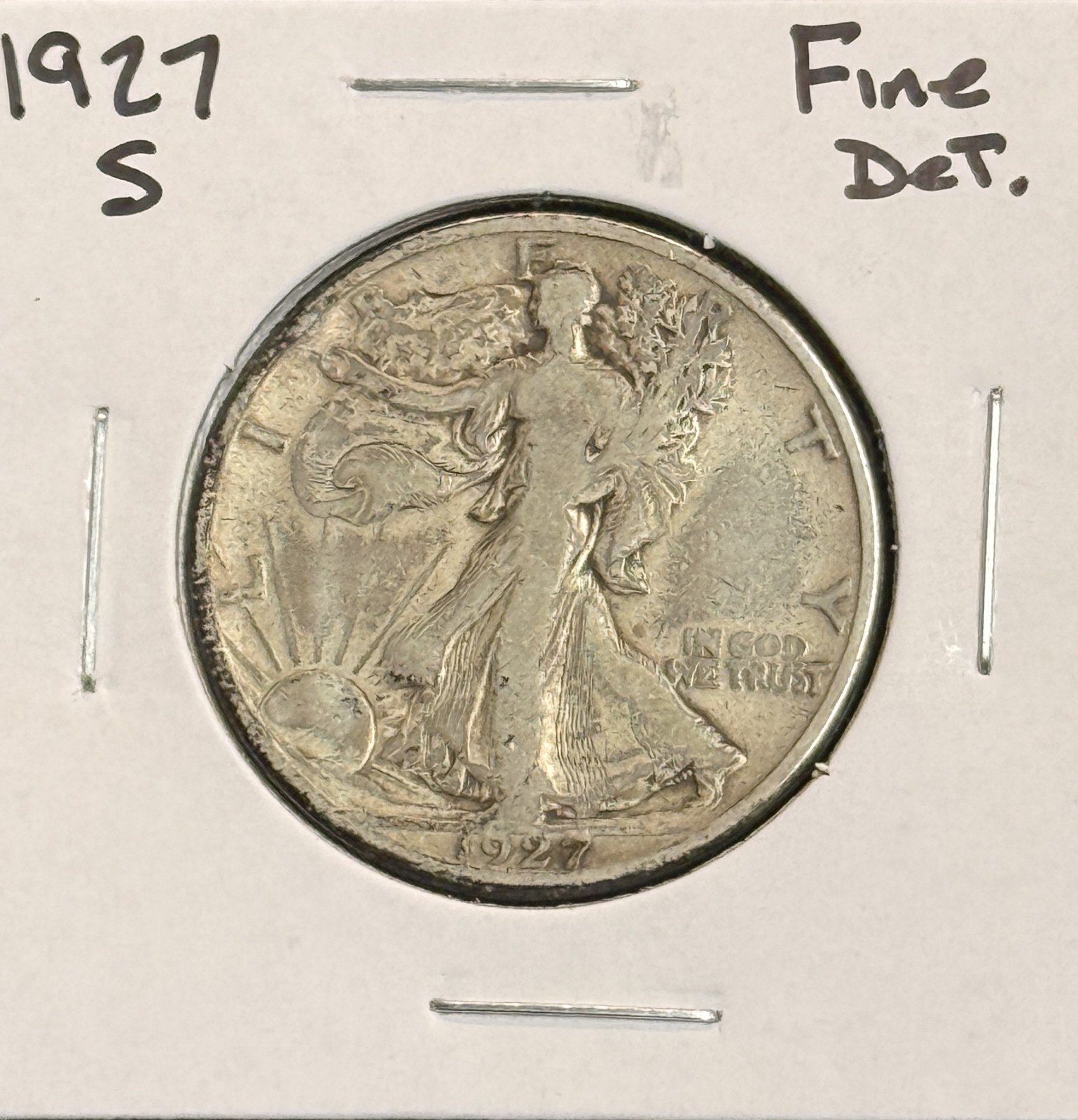 1927-S Walking Liberty Half Dollar, Fine Details , (22220)