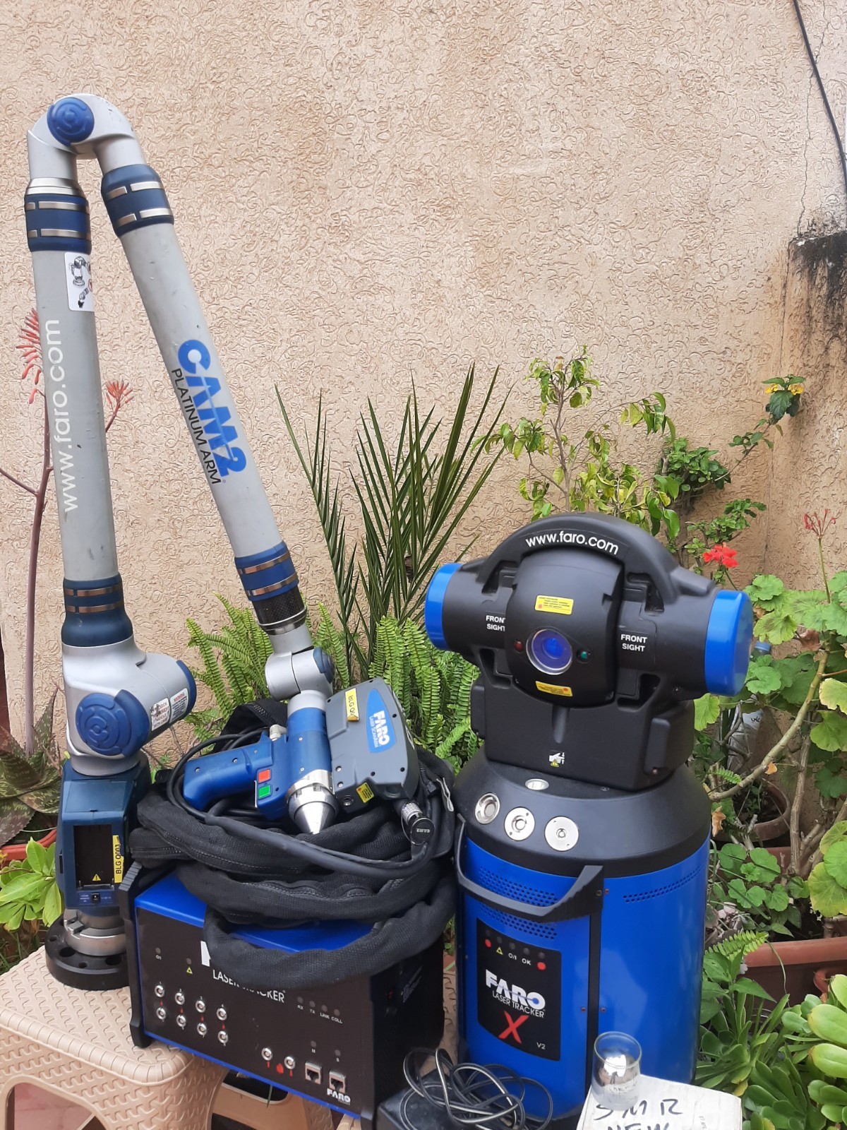 FARO Laser Tracker X V2 & Master Control Unit & FARO Arm P08 With Accessories