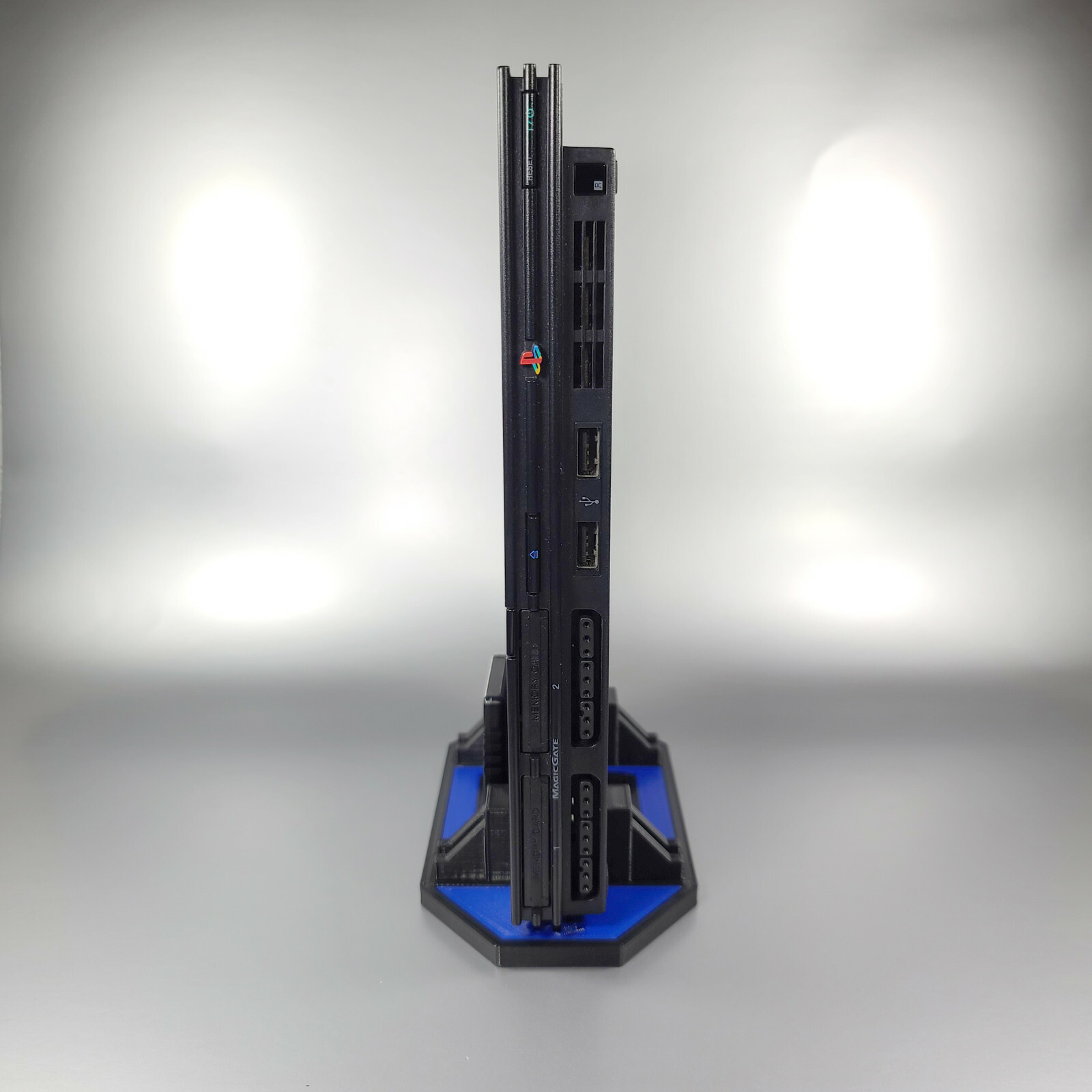 Custom Vertical Stand for PS2 Slim Consoles 3D Printed PlayStation 2 Multi Color