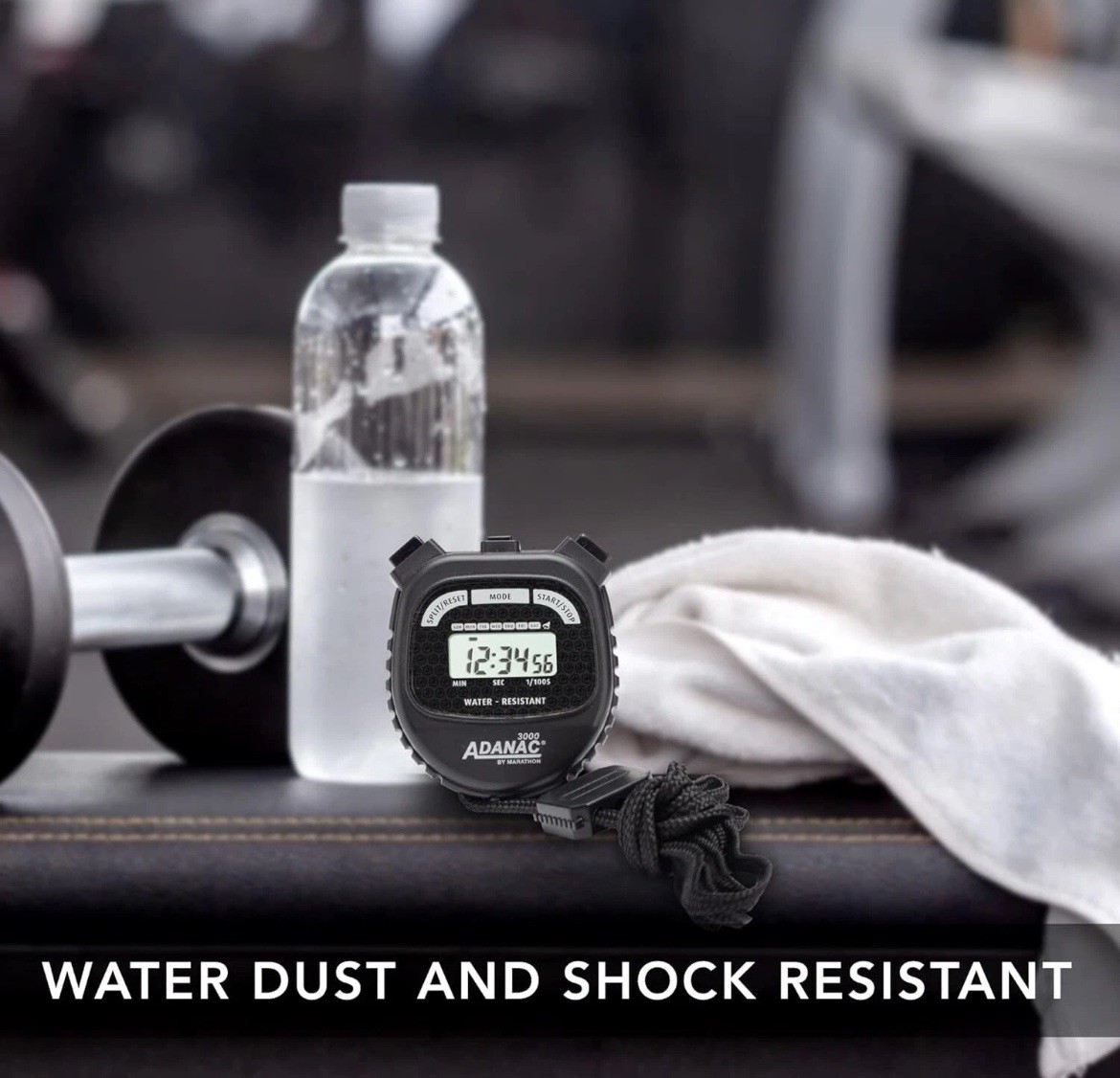 Adanac By Marathon 3000 Digital Stopwatch Timer Water Dust & Shock Resistant