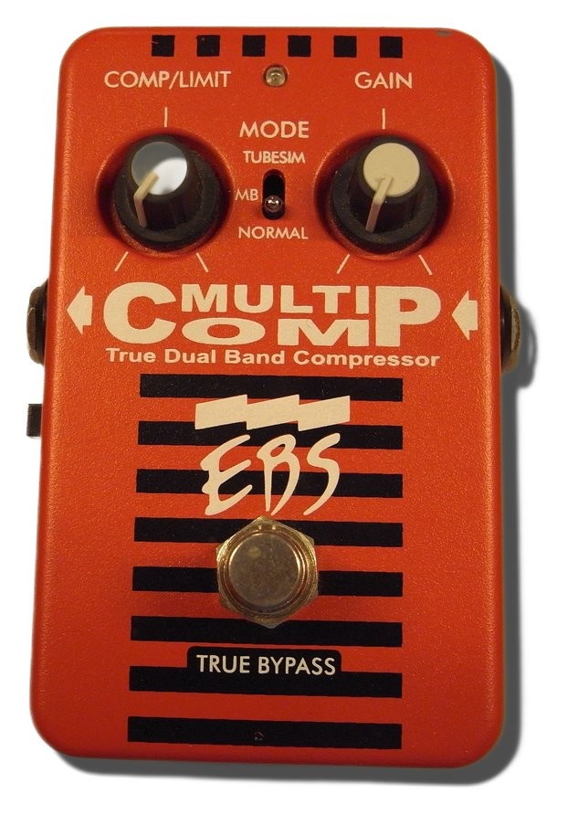 EBS MULTI COMP RED Compressor Pedal 3310 Tested & Works
