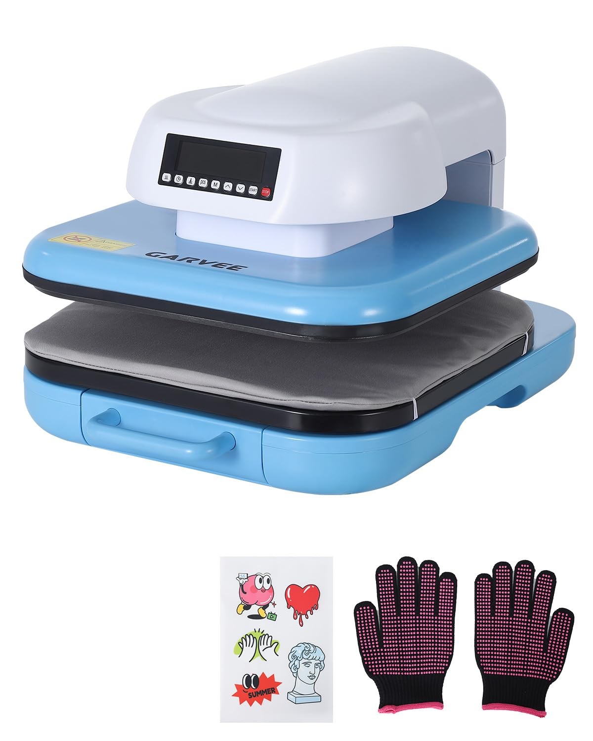 Automatic Heat Press Machine 15x15 Inch Smart Auto Release Adjustable 4 Memory