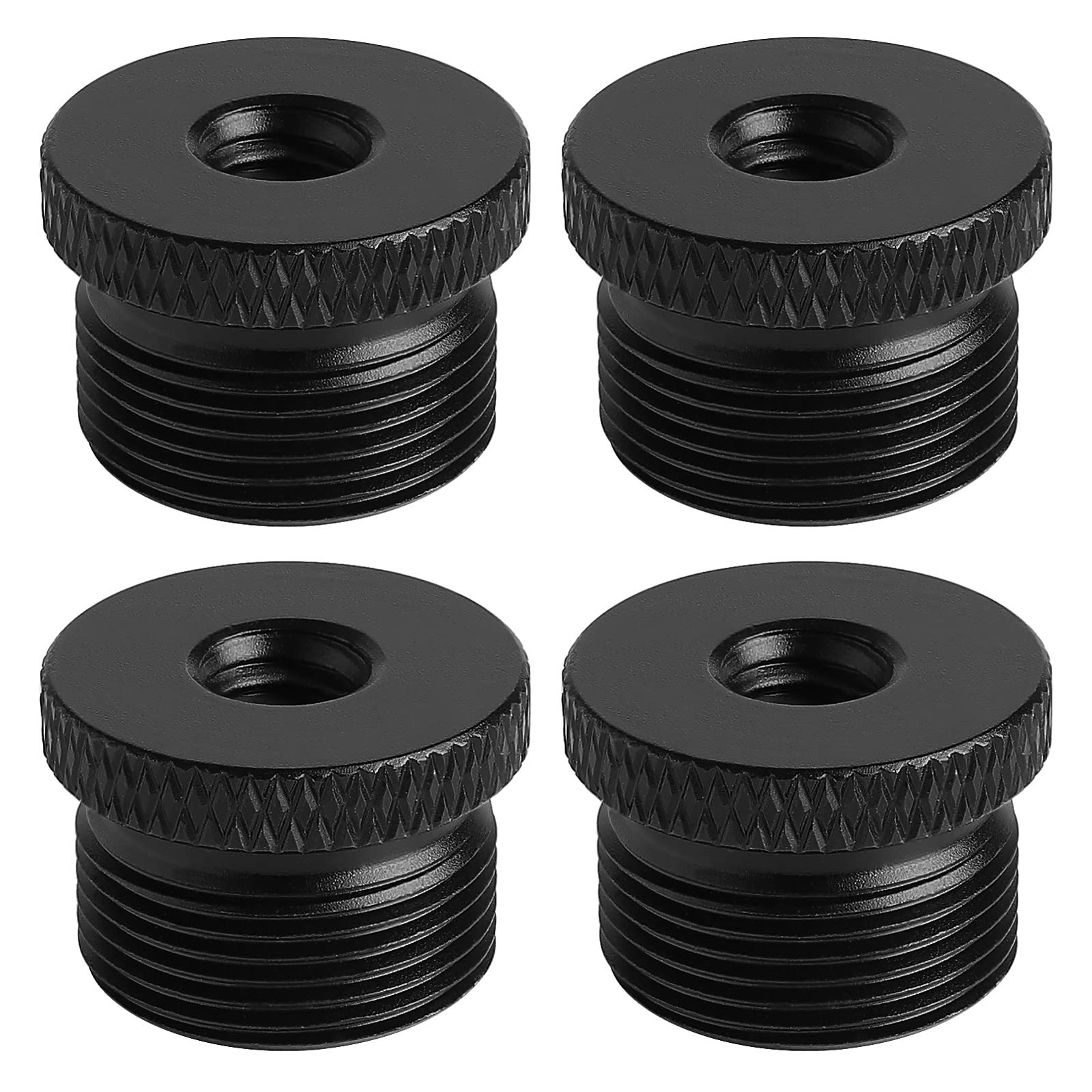 Frgyee 4 Pack Mic Stand Adapter 1/4 Female to 5/8 Male Screw 1/4-5/8