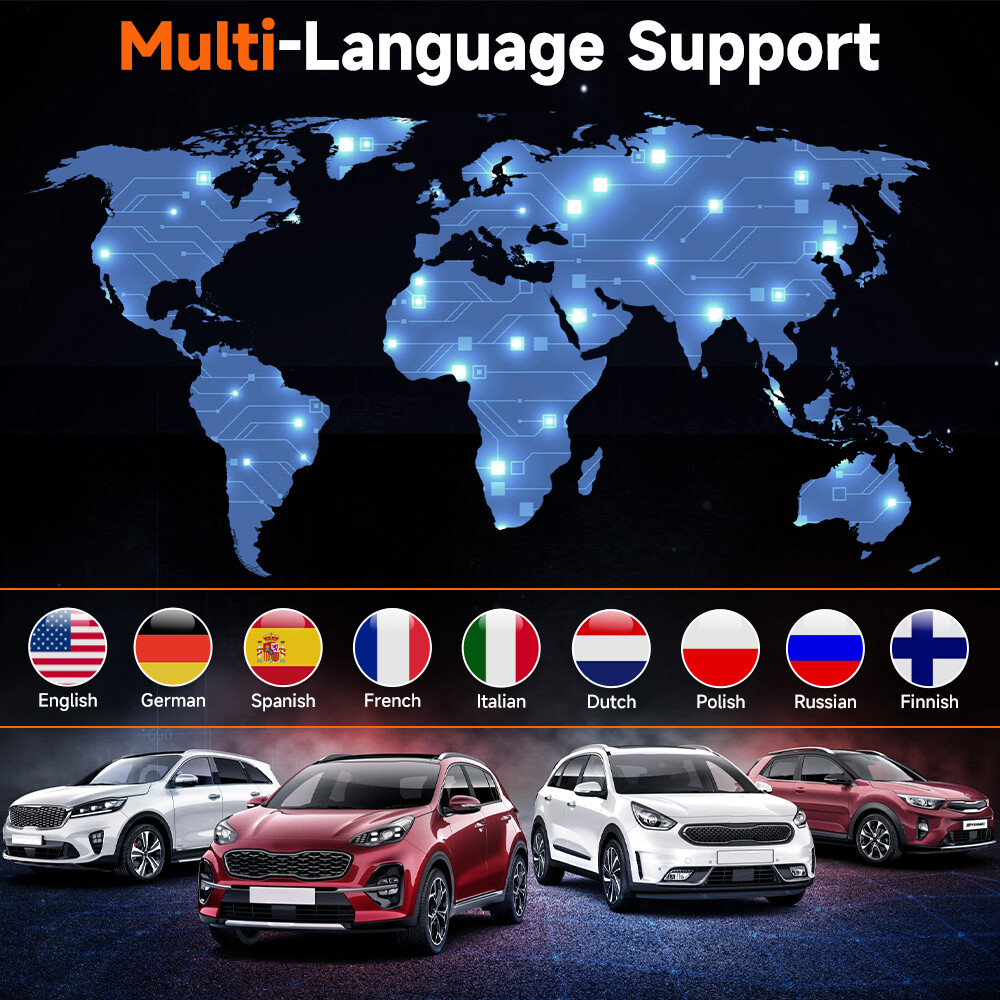 Car OBD2 Scanner Fault Code Reader Diagnostic Scan Tool Check Engine Emission