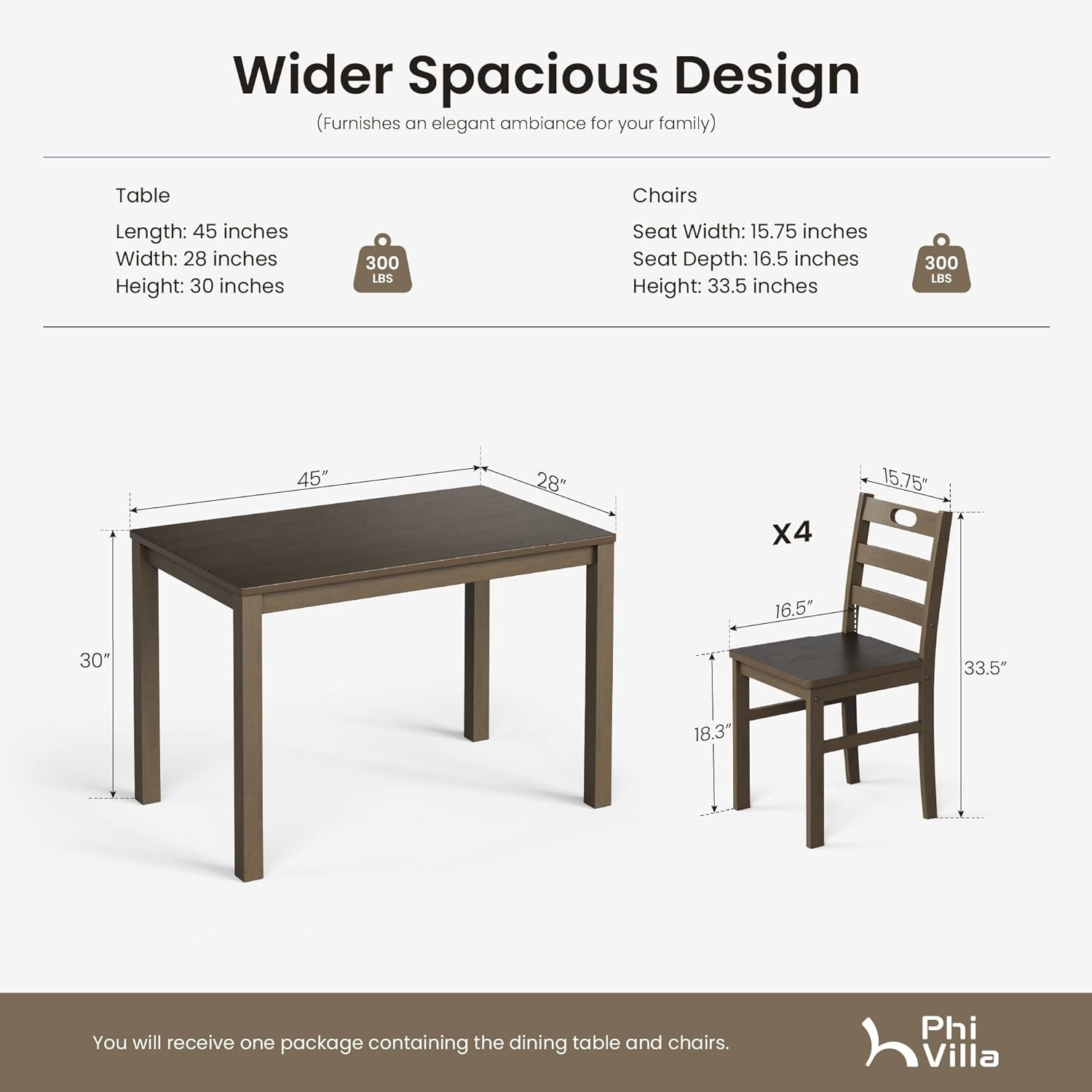 Dining Table Set Kitchen Table and Chairs for 4 Kitchen Table Dining Room Table