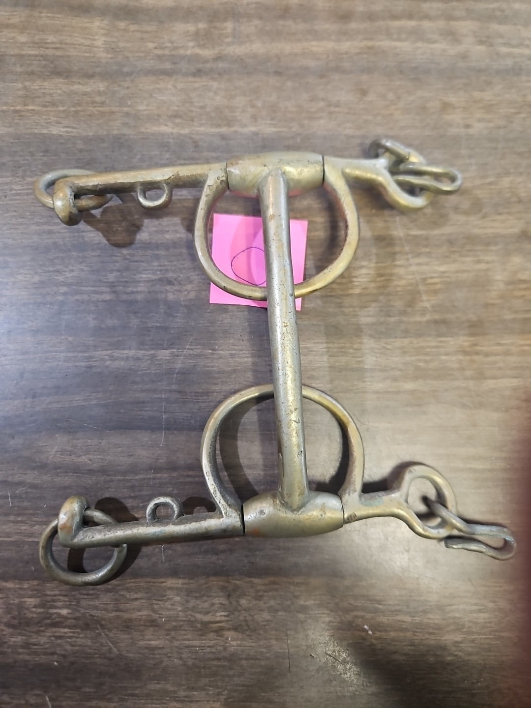 Vintage Pelham Style Brass Bit