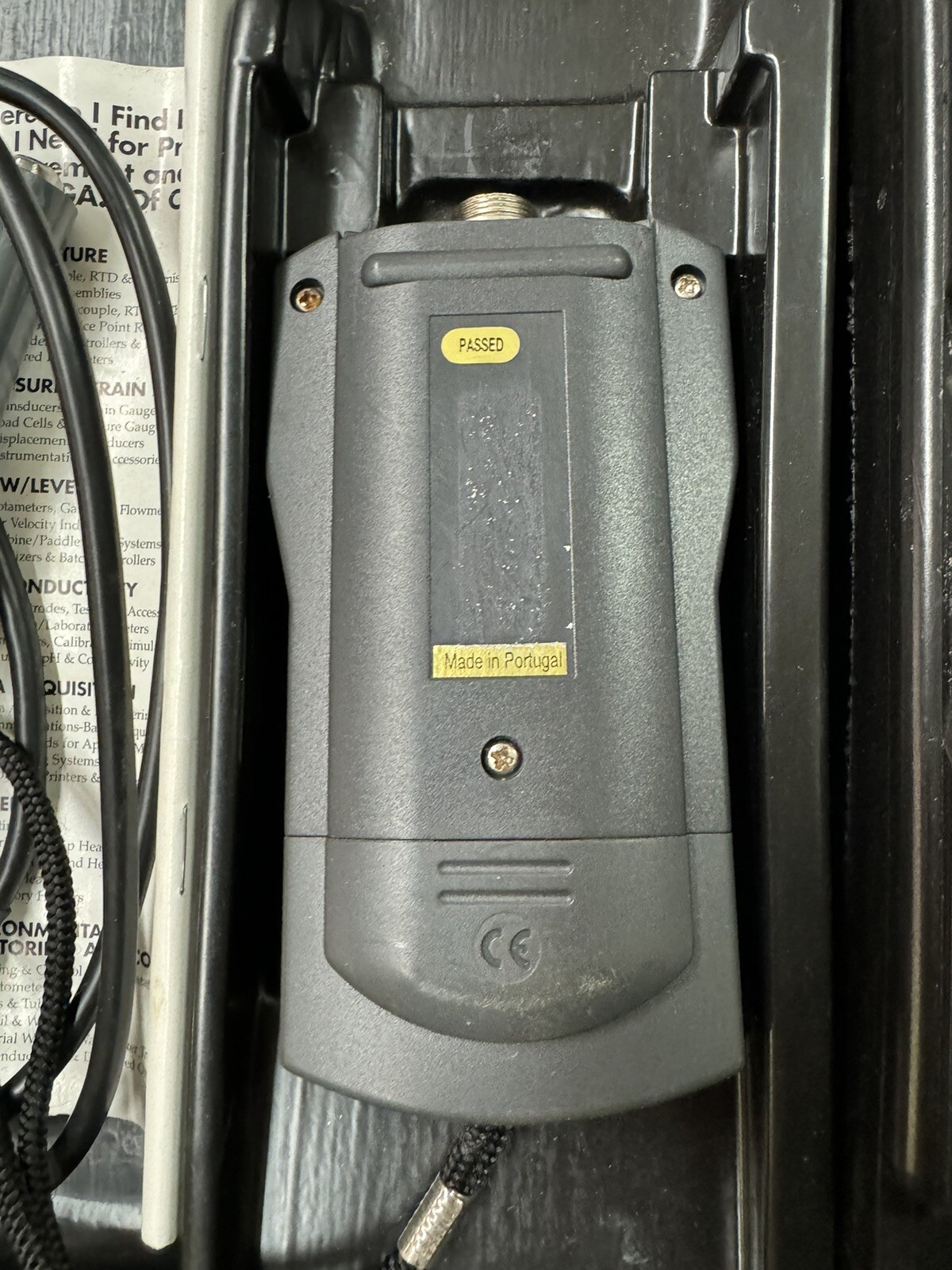 Omega CDH-933 Multi-Range Conductivity Meter w/ Case & Manual