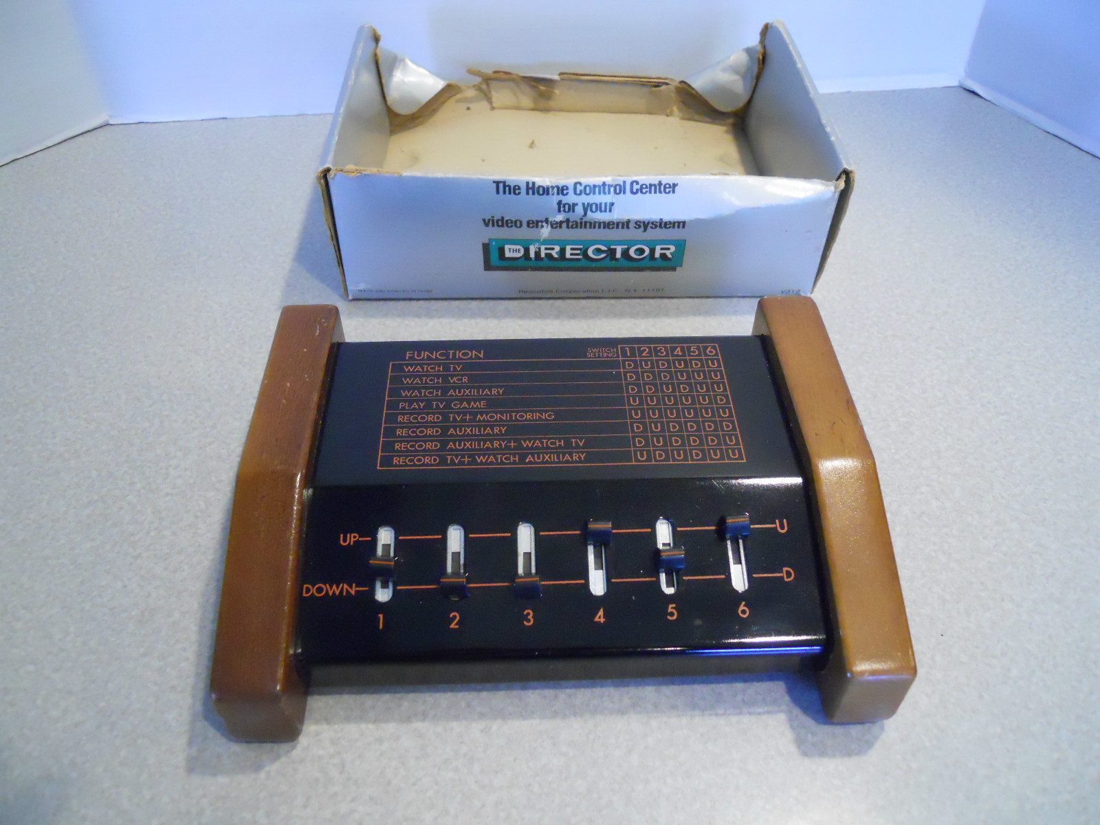 Vintage Recoton The Director V312A Home Component TV Auxillary Control Center