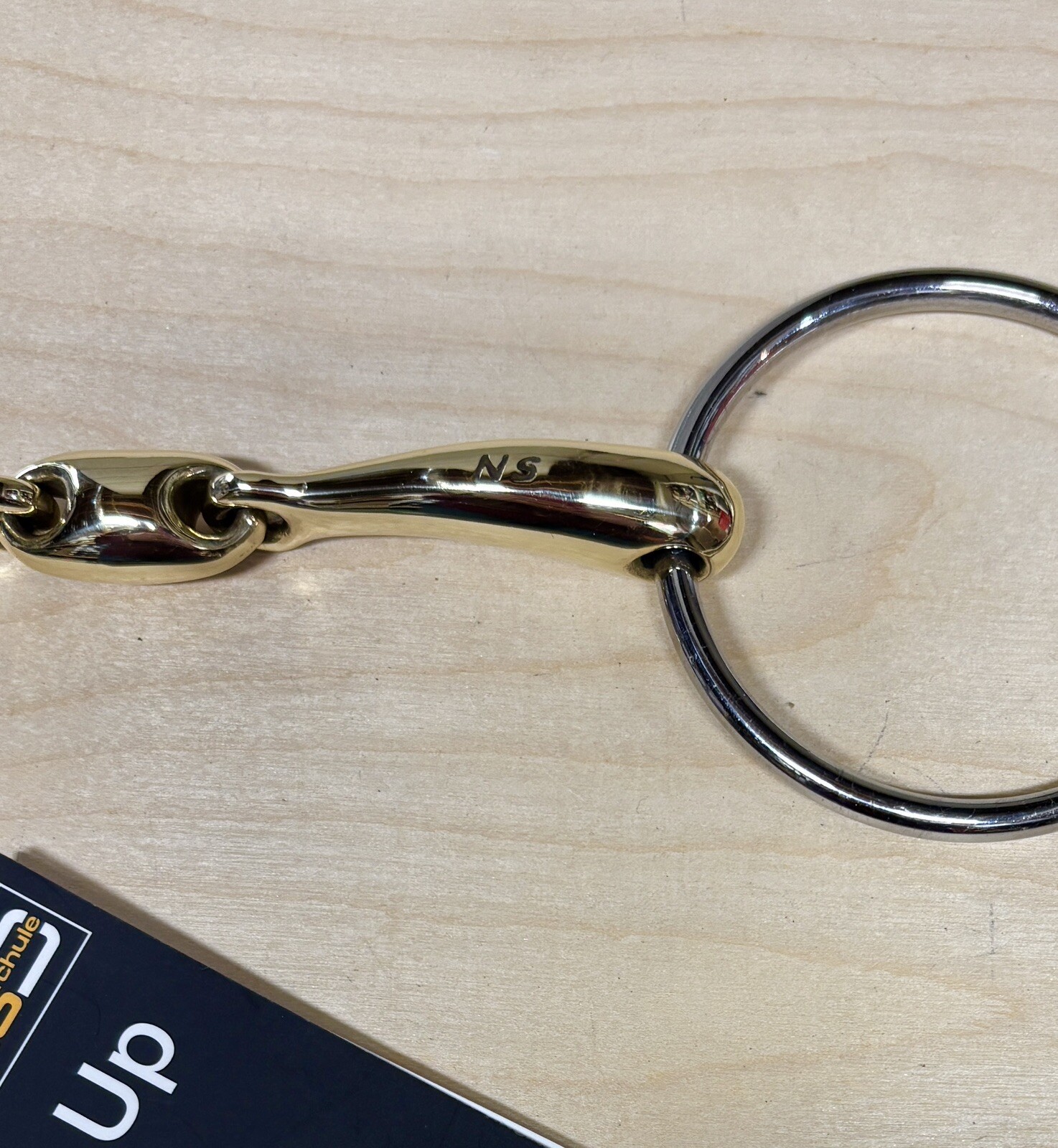 Neue Schule Salox Team Up Double Joint Loose Ring Snaffle Bit 5.5" - 16mm