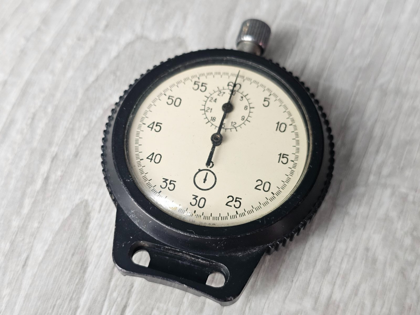 Vintage Soviet Mechanical Stopwatch | USSR Made Sports Timer