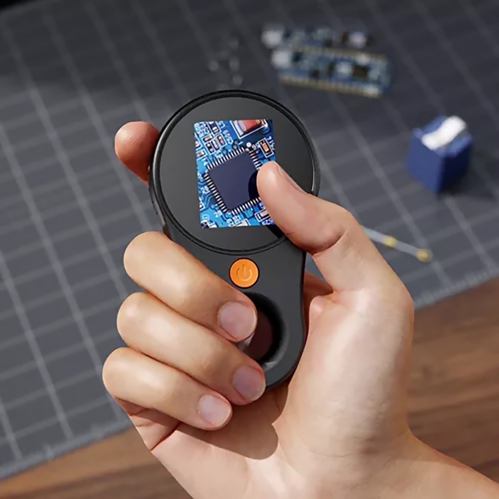 500X Handheld Digital Microscope 2 Inch IPS Screen Portable Microscope Camera