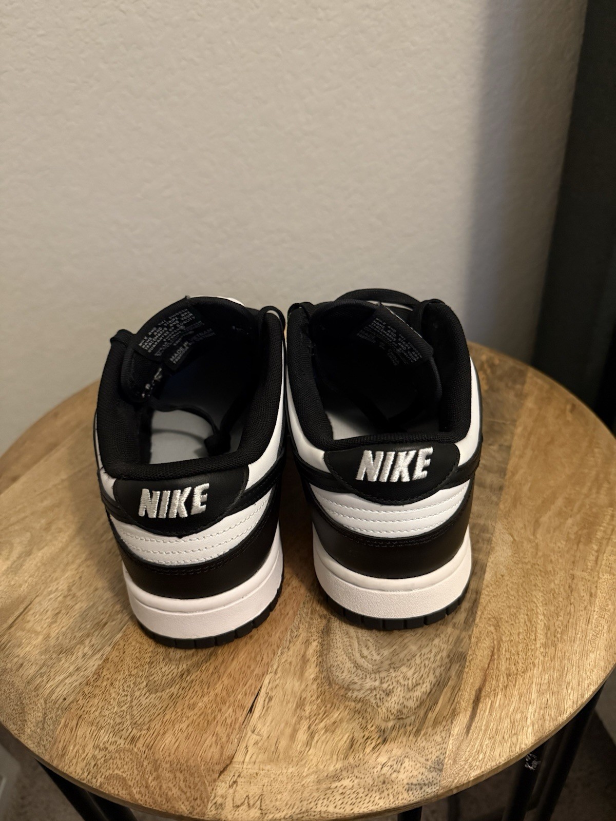 Nike Panda Dunk Lows Men’s Size 7 Women's Size 8 Black White