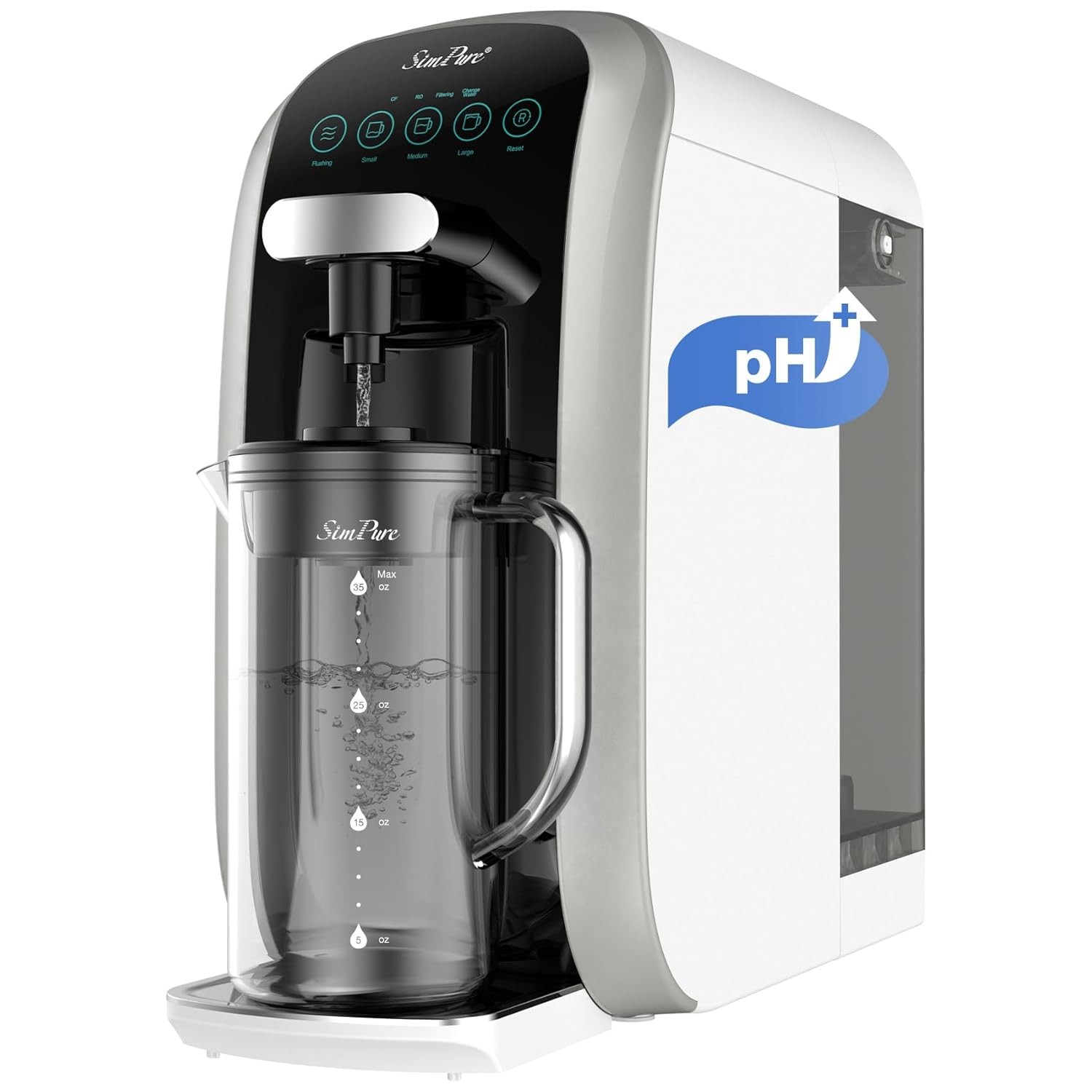 SimPure Y7T-A Countertop Reverse Osmosis Water Filter, NSF/ANSI 58 Certified