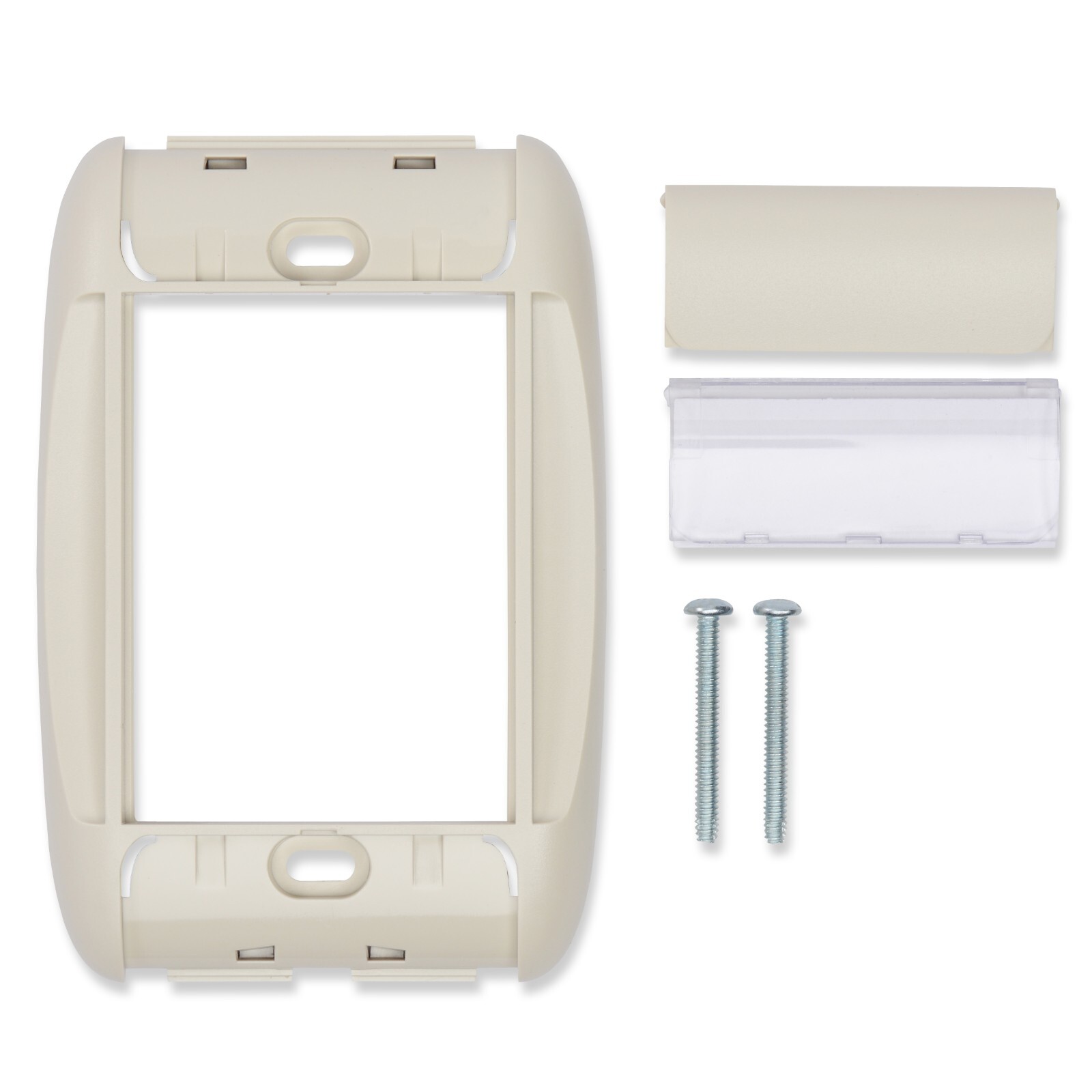 Belden AX101747 Single Gang Flushmount Plastic Elec White MediaFlex Faceplate