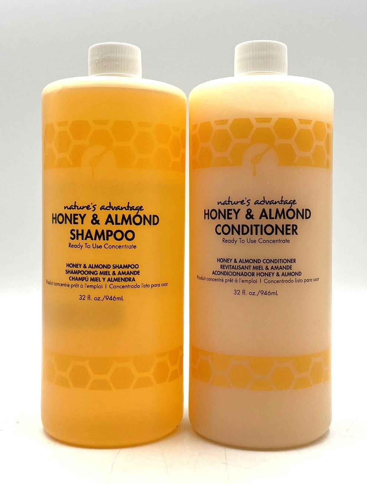 Nature's Advantage Honey & Almond Shampoo & Conditioner 32 oz Duo