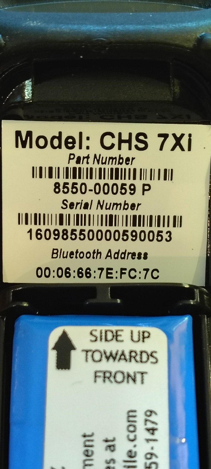 Socket Mobile CHS 7Xi Barcode Scanner Gray