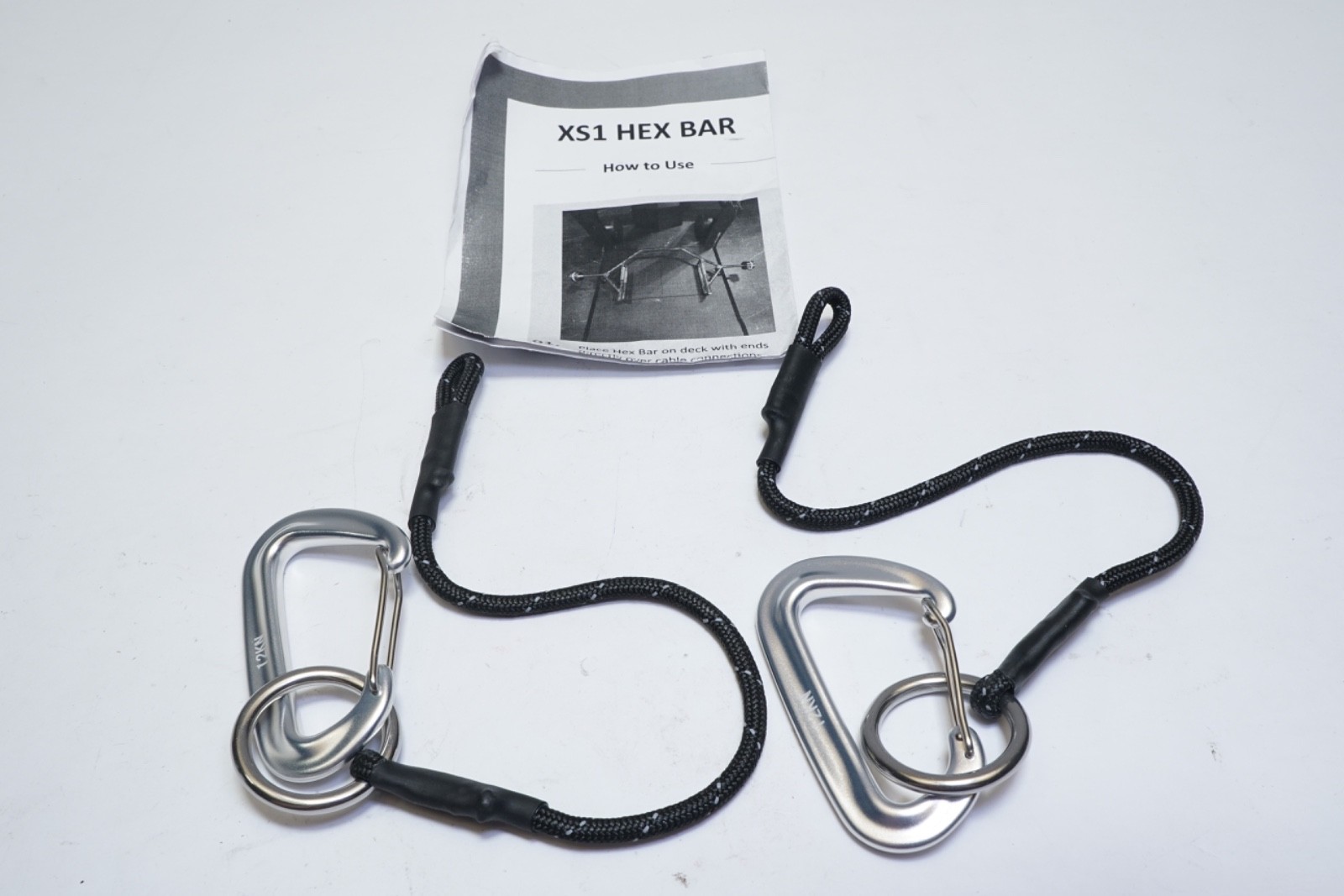 New Oxefit XS1 Hex Bar Carabiner Cable Extenders Ships FREE