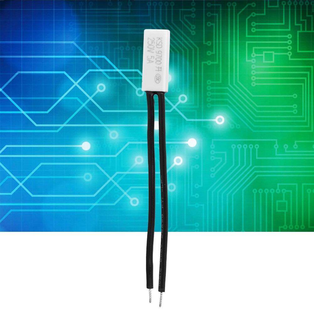 95℃ 10x KSD9700 Normally Open Temperature Control Switch Thermal Protector Plast
