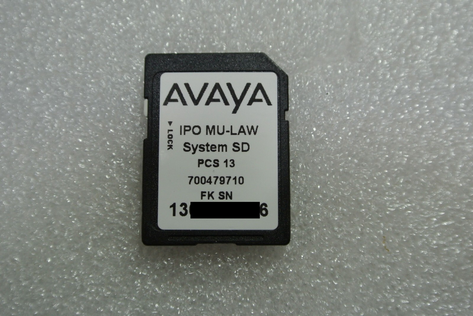 AVAYA IPO MU-LAW PCS13 SYSTEM SD Card Avaya IP 500 V2 700479710