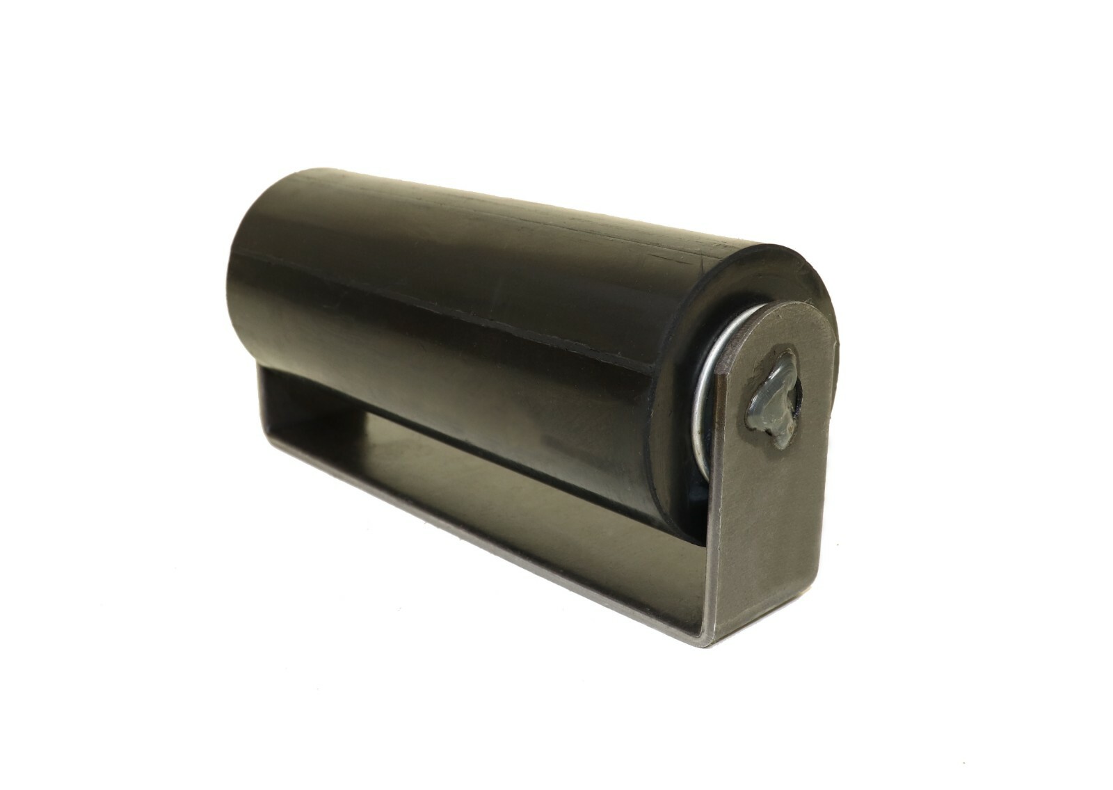 Gate Roller Rubber Top Guide Rubber 6" Sliding Rolling Slide Black | 2 QTY