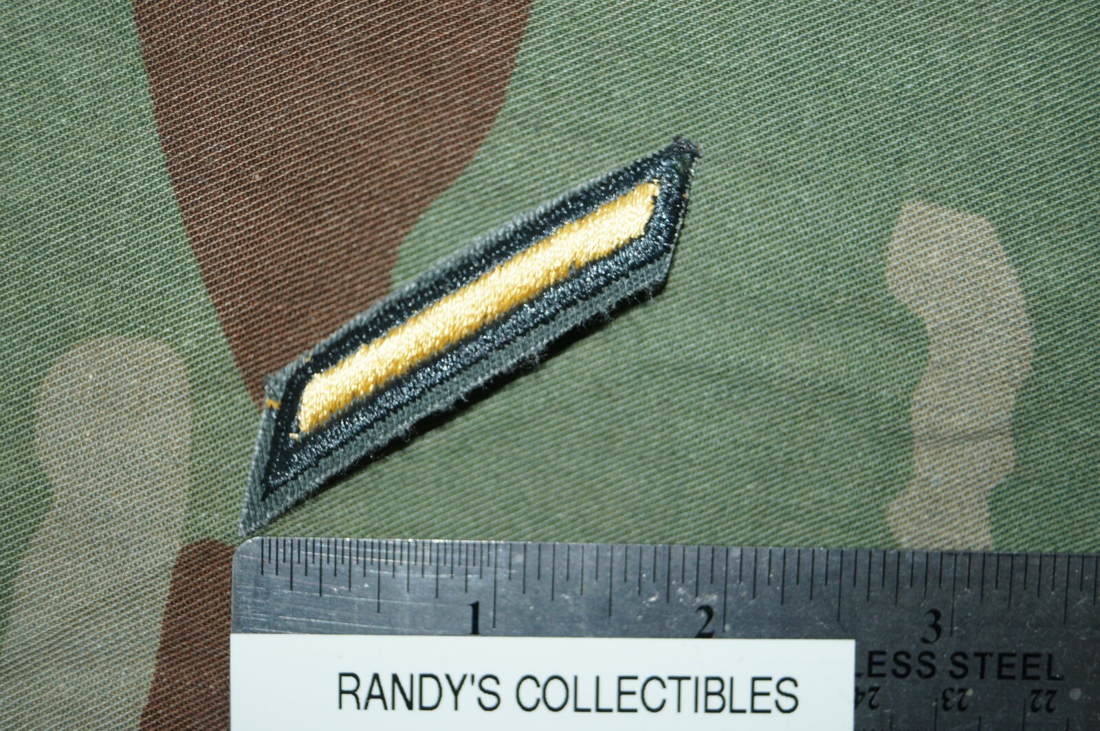 US Army Enlisted Male Service Stripes (1) 3 Years Sew on Dress Greens Uniform