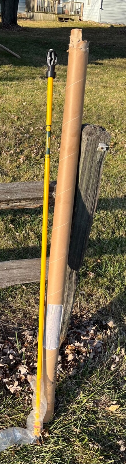 VINTAGE TELESCOPING 12' FT FISHING ROD POLE W/ REEL SEARS MODEL 724 3340316 *NEW